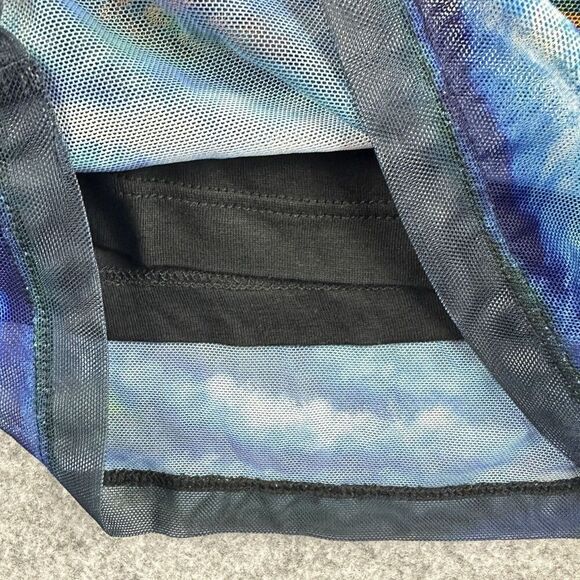 John Mark Chelsea Floral Pants Women XL Wide Leg Pull On Artsy Boho Palazzo Mesh - Picture 16 of 16